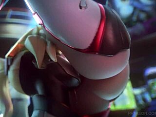 Oh wow, D.Va and Mercy are deflowering Widowmaker in a hot lesbian threesome!