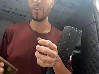 Monique Bertolini tours motorhome workshop in California.