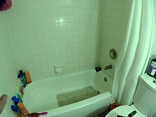 Angel Lover Enjoys Bathing In Sexy Shower Scene