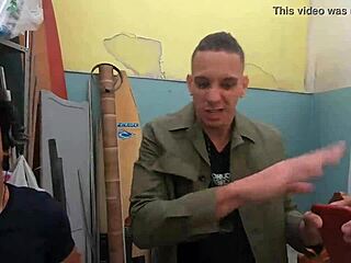 Monique Bertolini, a pegadora from the JoJo Kleber girls, visits a motorhome workshop.