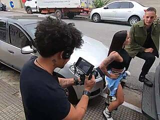 Monique Bertolini tours motorhome workshop in California.