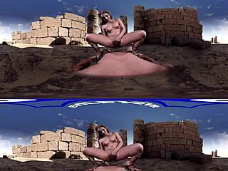 Get lost in the desert with Moka Mora in this VR porn experience.