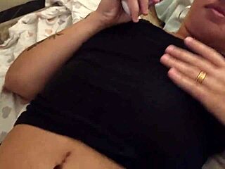 I provoked him but he fucked my pussy hard on the pole