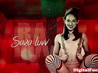 Santa Facializing Beautiful Babe After Wild BJ—What a Christmas!