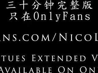 Net Red China Nicole Ngidam Pijat Liar dengan Lingerie Panas