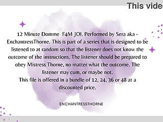 domme gives joi to f4m?