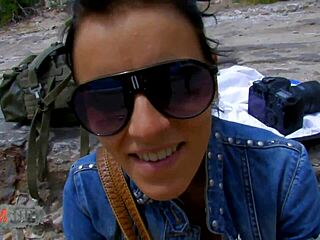 B reed blonde teen babe hardcore squirting pussy fucking on spanish public beach