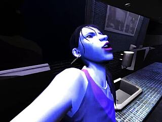 GTA 4: Luis Fucks Asian Babe Kay Hartman In Club Bathroom