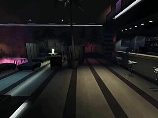 GTA 4: Luis Fucks Asian Babe Kay Hartman In Club Bathroom