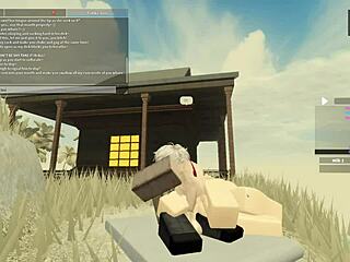 blonde bitch deepthroats and gets anal fucked