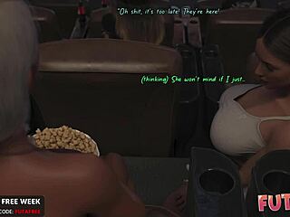 אני לא מפסיקה למצוץ את הזין הפוטה הגדול שלך - הברונטית החמה אומרת לבלונדינית בקומיקס Futa3DX