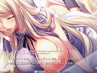 Bunny's mom gives a special kind of service in Daikou: Service Route 1, Scene 7 with subtitles.