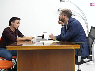 I get caught assfucking a big black cock at work in this interracial bareback scene