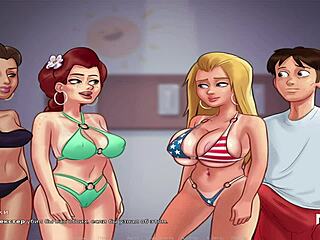 Summertimesaga episode where you gotta snack here with milk scene 96