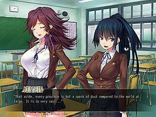 Beautiful women in charge in the bathroom in this anime porn video.