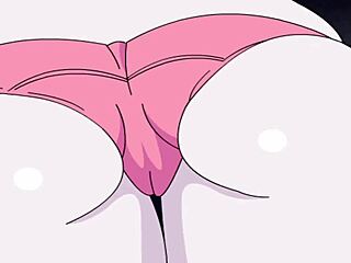 Μεγάλος κώλος Mangle σε χένταϊ δράση