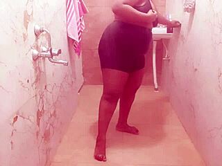 Bhutan milf flashes her big boobs on webcam!