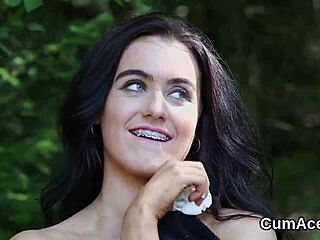 Hot Kitten Enjoys Extreme Cumshot Facial Feast