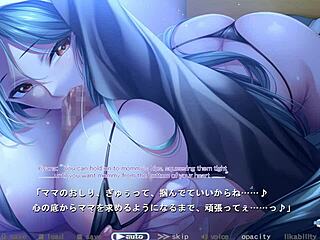 Bunny’s mom gives a special kind of service in Daikou: Route 2, Scene 8 with subtitles