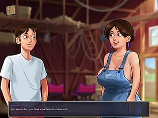 I played Summertime Saga 203 with erotic scenes