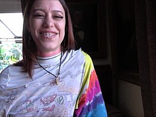 18 year old petite redhead step sister laya rae fucked missionary by alex adams big cock in pov