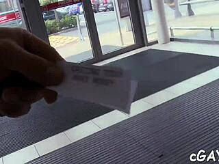 Sexy gay twink explores his desires in intimate porn scenes