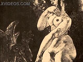 Vintage Cartoon Illustration From Antique Collection