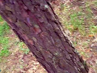 Russian MILF's outdoor adventure with hardcore rubbing and panty sex