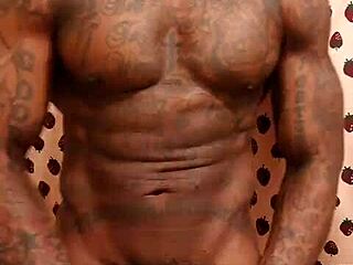 Big black hairy dick worship with Hallelujah Johnson in anarchy