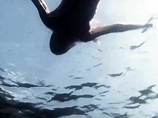 Supernatural Sexy Bikini Girl Swimming In The Pool