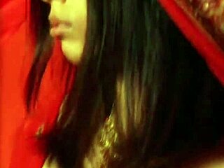 Asian brunette dances nude in artistic teasing style