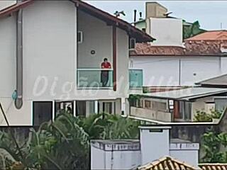 teasing my hot blogger neighbor for steamy action