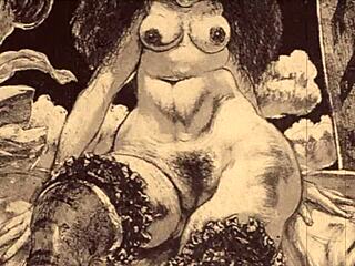 Vintage Cartoon Illustration From Antique Collection