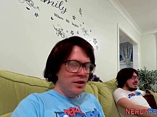 A young and inexperienced European beauty gives a great blowjob to a Leeds stud