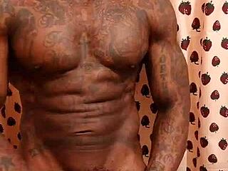 Big black hairy dick worship with Hallelujah Johnson in anarchy