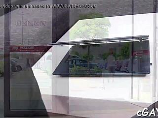 Sexy gay twink explores his desires in intimate porn scenes