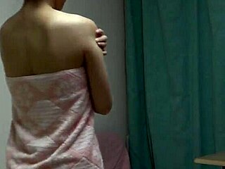 Private shower with Japanese beauty Himeno Asamaki