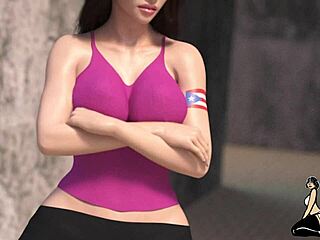 puerto rican latina jerks off my huge dick in caribbean setting