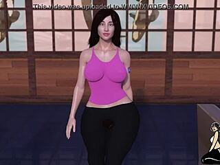 puerto rican latina jerks off my huge dick in caribbean setting