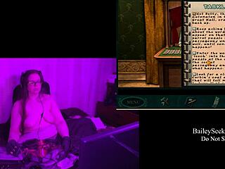 i'm playing through blackmoor manor part 5 with big tits brunette