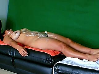 Preview of Super Hot Creamy Massage with Agarabas and Olpr