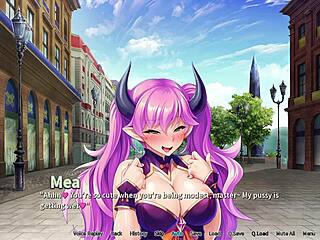 Stealing A Monster Girl Harem Ep1: Creampie A Stuck Demon In Anime Game
