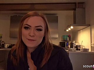 Redhead Alice Fucked Outdoors First Time