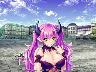 Stealing A Monster Girl Harem Ep1: Creampie A Stuck Demon In Anime Game