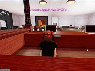 Roblox cheating teen gets huge black cock