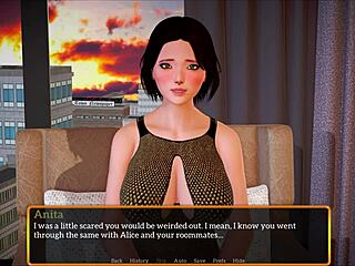 Visual novel with interactive gameplay and a stepfamily theme