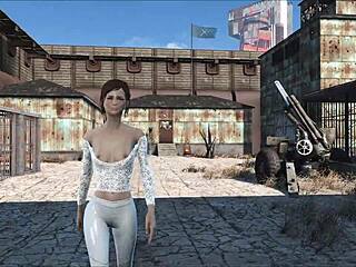 Fallout 4 wardrobe with a mix of anime and hentai style
