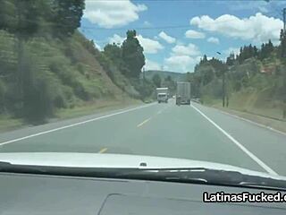 cute latina amateur in fuck casting interview with big cock