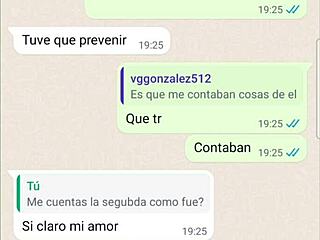 my girlfriend tells me about her second fuck when unfaithful