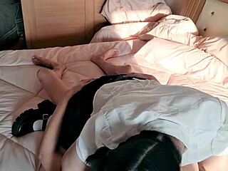 Thai student in cute costume gets pounded hard! 😍